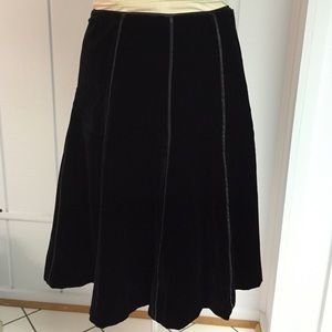 STYLE&CO Velvet Skater Skirt NWT